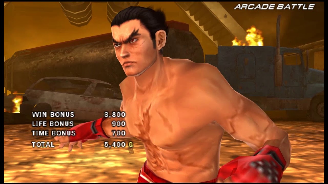 Tekken 6 (PSP) - Arcade Mode with Kazuya Mishima on Ultra Hard - No Match Losses