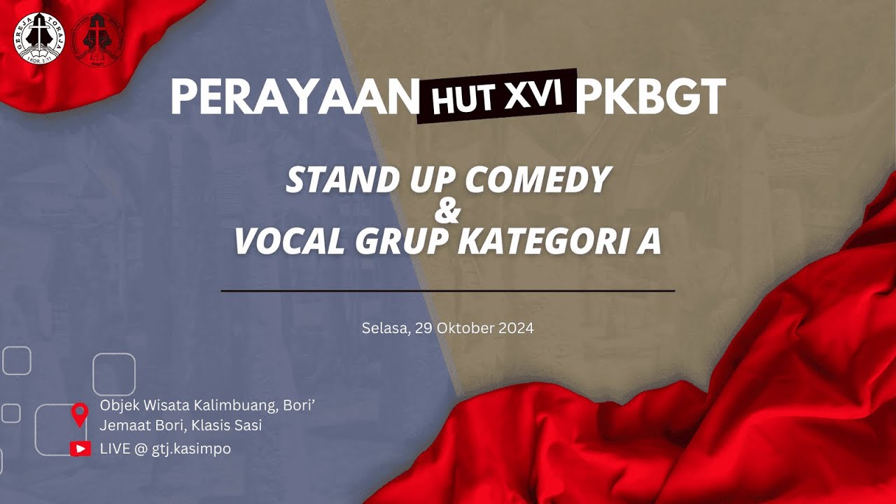 Live | Lomba VG HUT XVI PKBGT
