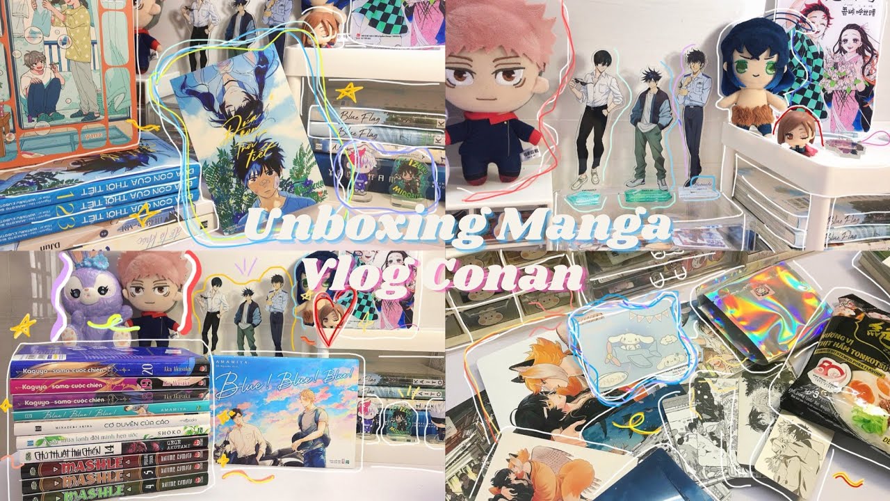 Unboxing Manga + Vlog Conan movie 26|| unbox truyện,đi xem phim,mua truyện,…