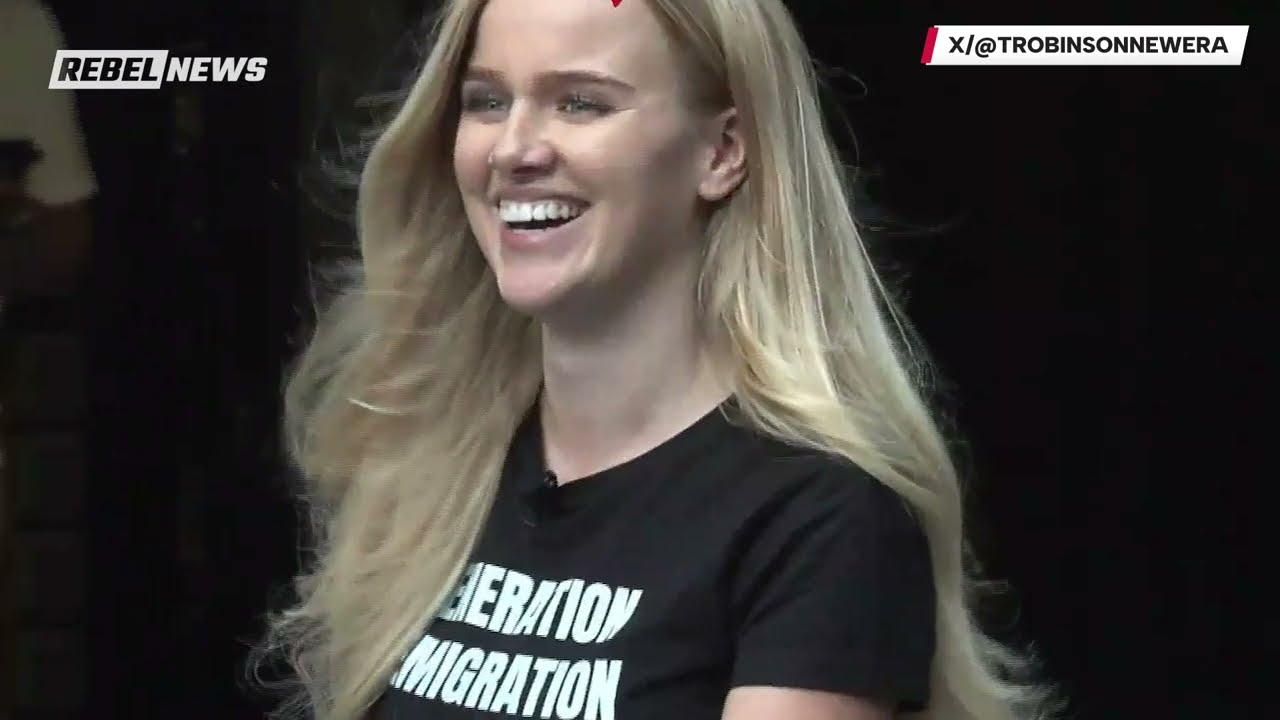 Eva Vlaardingerbroek speaks on the perils of mass immigration at 'Unite the Kingdom' rally