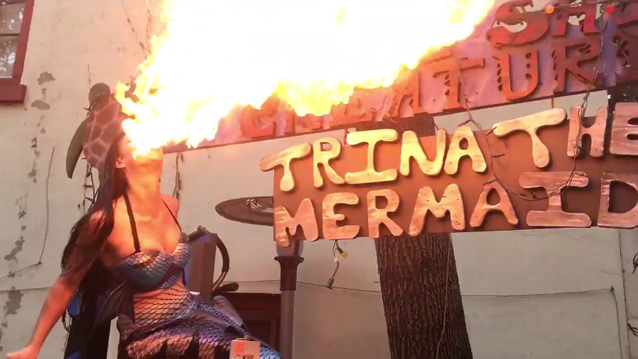 @trinamason fire breathing goth mermaid she creature