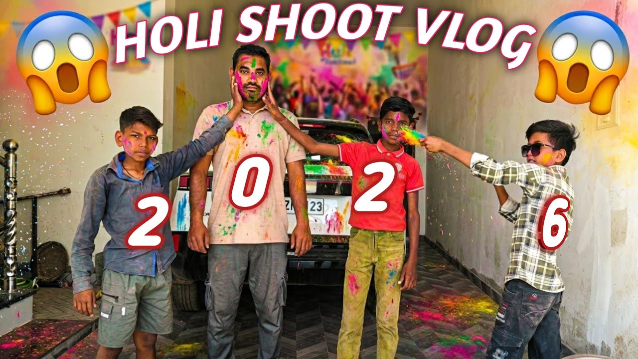 Holi Vlog 2026 | Rangon Ka Dhamaka | Full Masti & Celebration 🎉