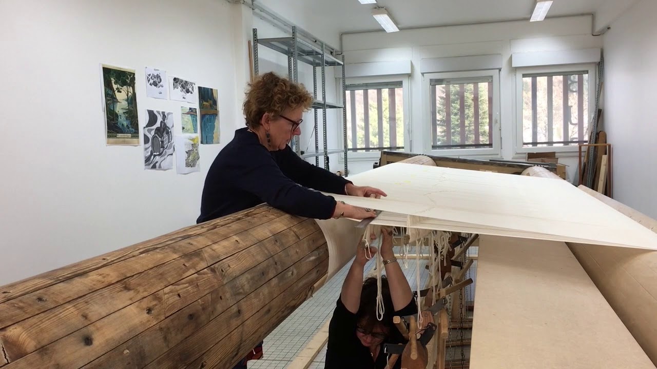 Aubusson weaves Tolkien: preparing the loom for the first Tolkien weaving