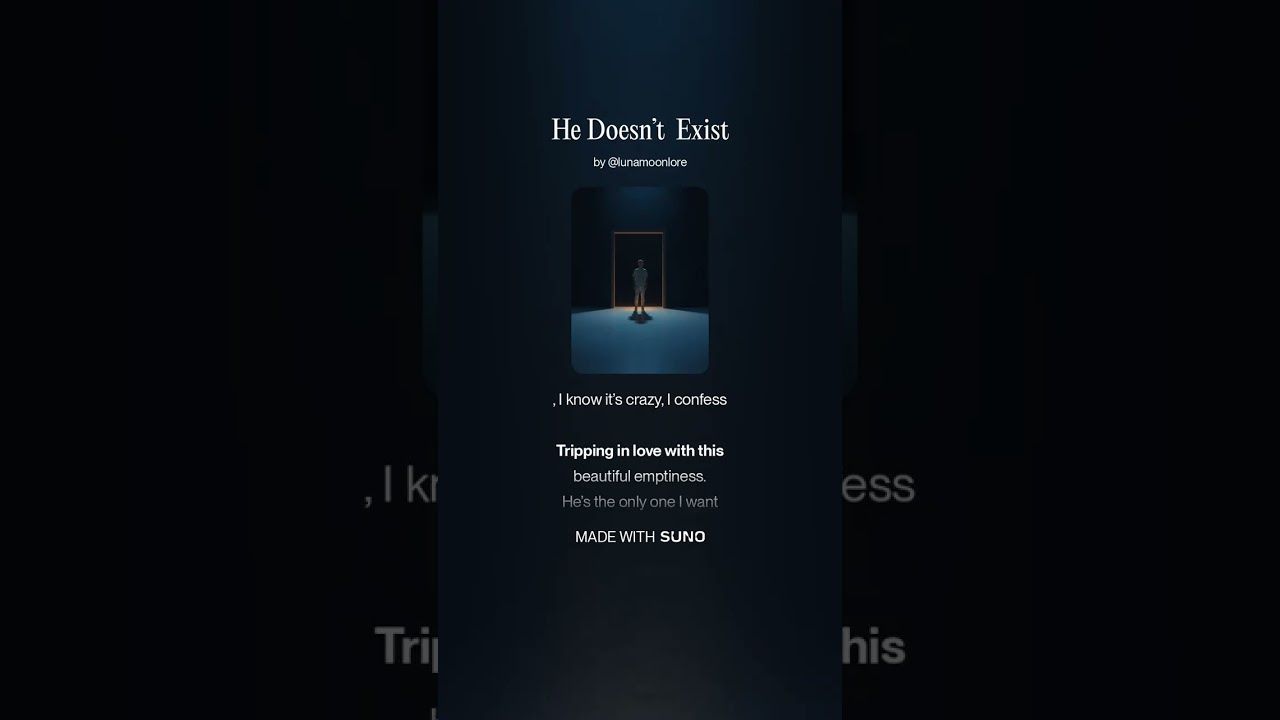 He Doesn’t Exist #aimusic #music #asianmusic #fantasy #songlyrics #musician #lyrics