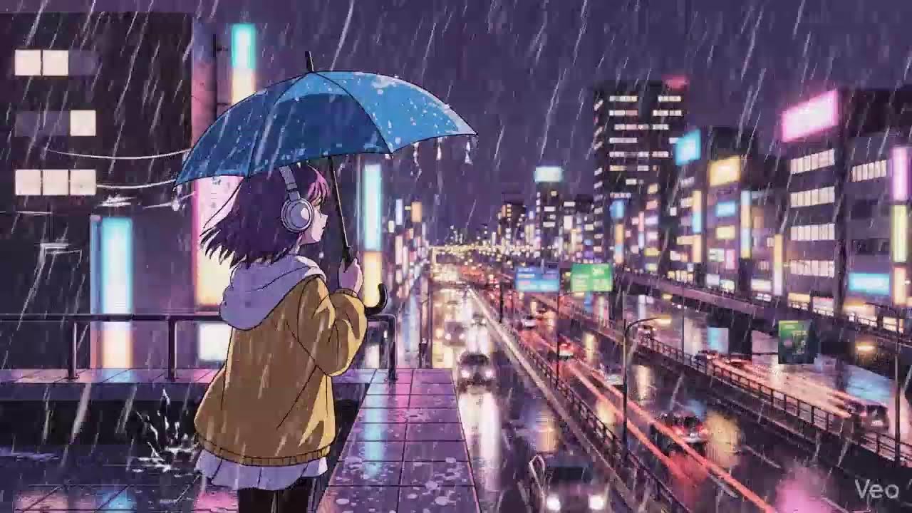 Japanese Rainy Night 🌧️ Chillhop Lofi Study Music
