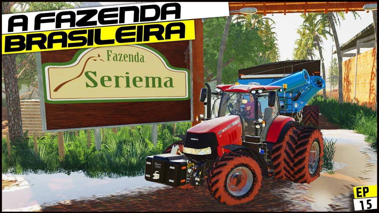 MAPA BRASILEIRO TOP! FAZENDA SIRIEMA | FARMING SIMULATOR 19 #15