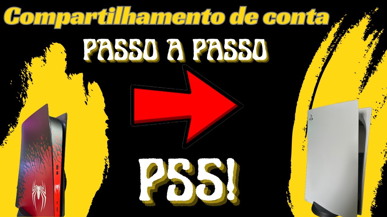 Compartilhamento de conta PS5 : Passo a Passo #ps5  #playstation