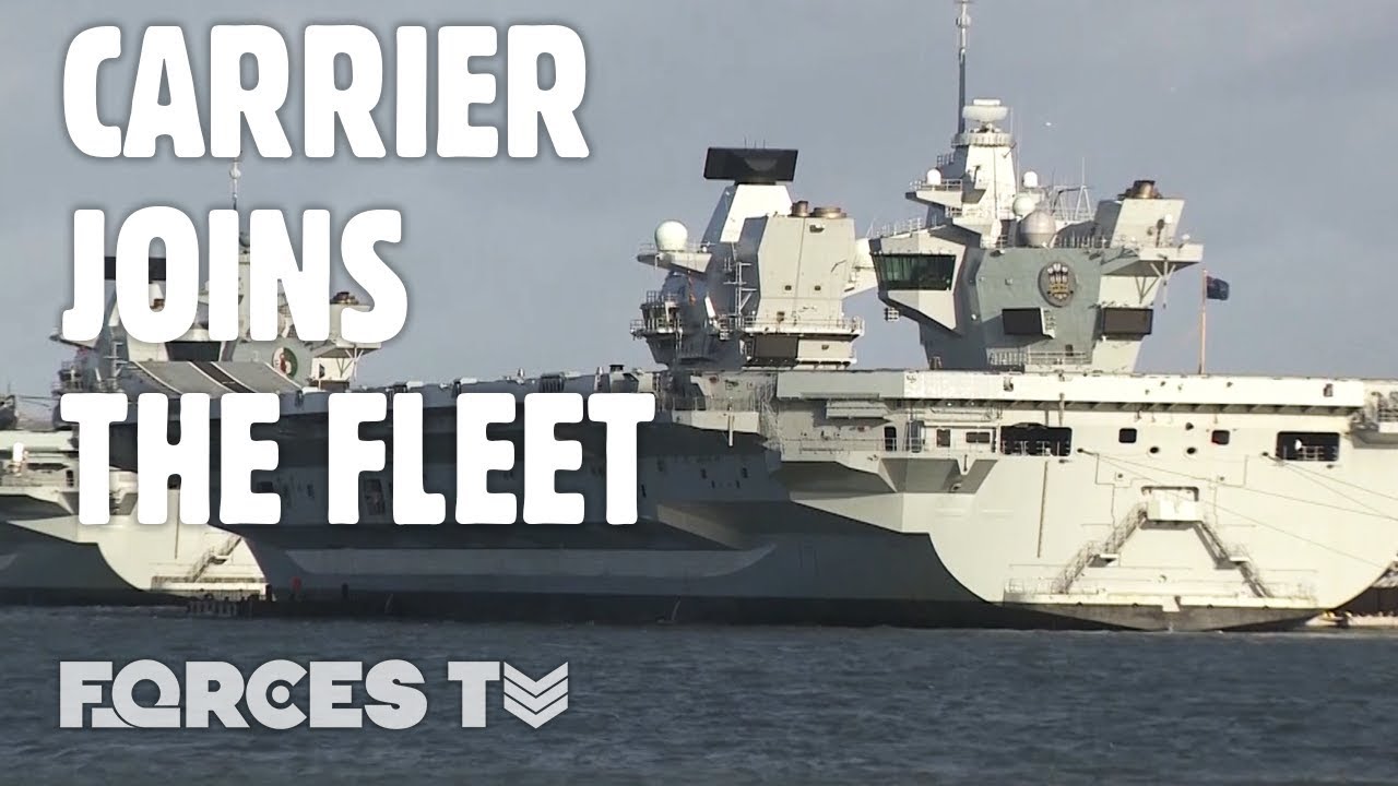 HMS Prince Of Wales Commissioned Into The Royal Navy Fleet | Forces TV