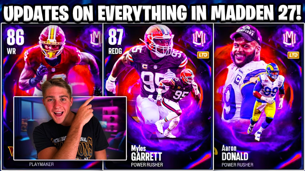 ВСЕ ОБНОВЛЕНИЯ В MADDEN 27! НЕВЕРОЯТНЫЕ МОМЕНТЫ, ИЗМЕНЕНИЯ СОБЫТИЙ, 2 СЕЗОН И МНОГОЕ ДРУГОЕ!