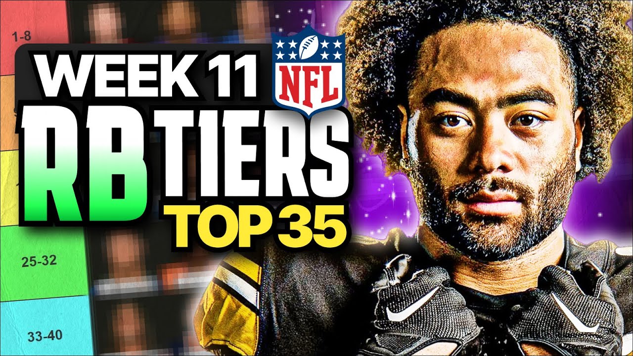 Week 11 Fantasy Football RB Rankings (Top 35)