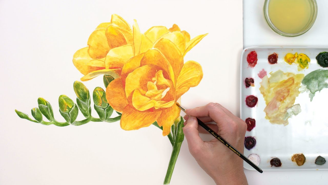 Mix yellows so they keep their glow [How to mix yellow paint]