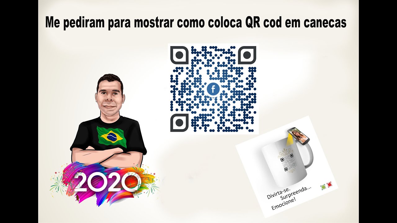 Me pediram para mostrar como coloca QR cod em canecas para sublima&ccedil;&atilde;o
