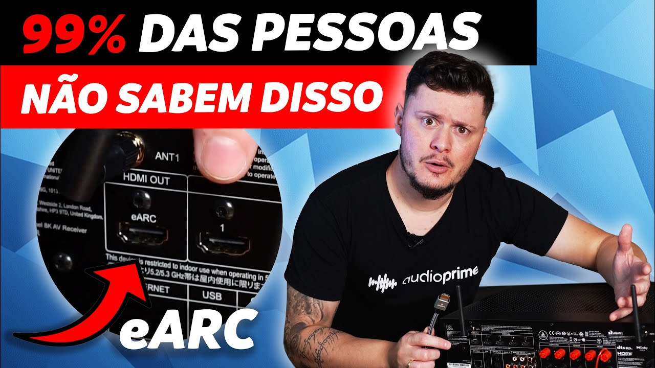 COMO LIGAR O RECEIVER NA TV  | AUDIO PRIME