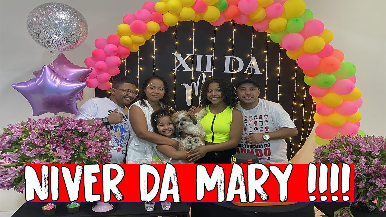 NIVER DA MARY | MOSTRAMOS TUDO | VLOG DA FAMÍLIA ALMEIDA