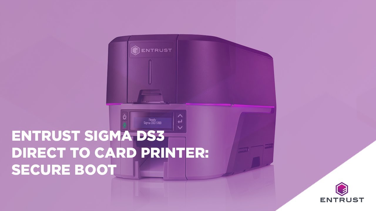 Sigma DS3 Direct to Card Printer: Secure Boot