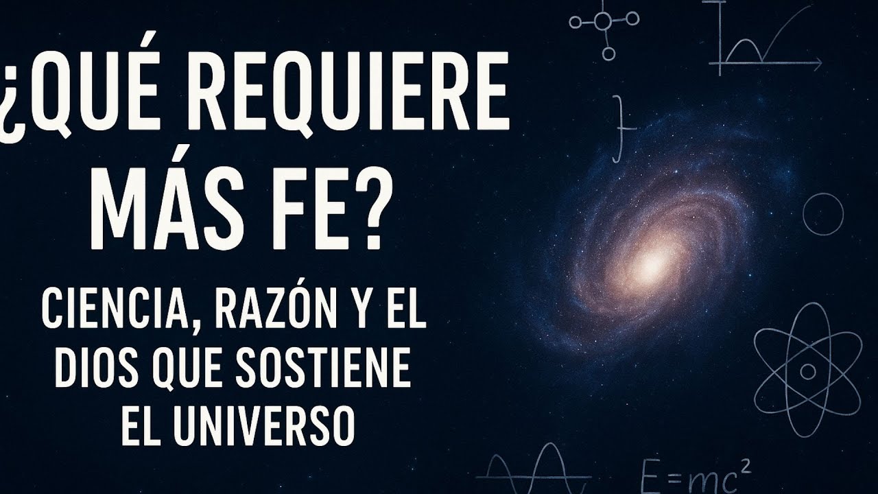 EPISODIO 09 – ¿Qué requiere más fe? Ciencia, razón y el Dios que sostiene el universo