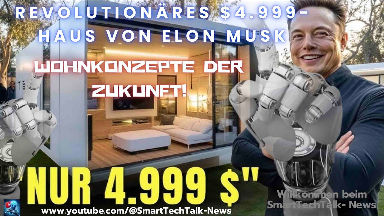 REVOLUTION&Auml;RES $4.999-HAUS VON ELON MUSK: WOHNKONZEPTE DER ZUKUNFT!
