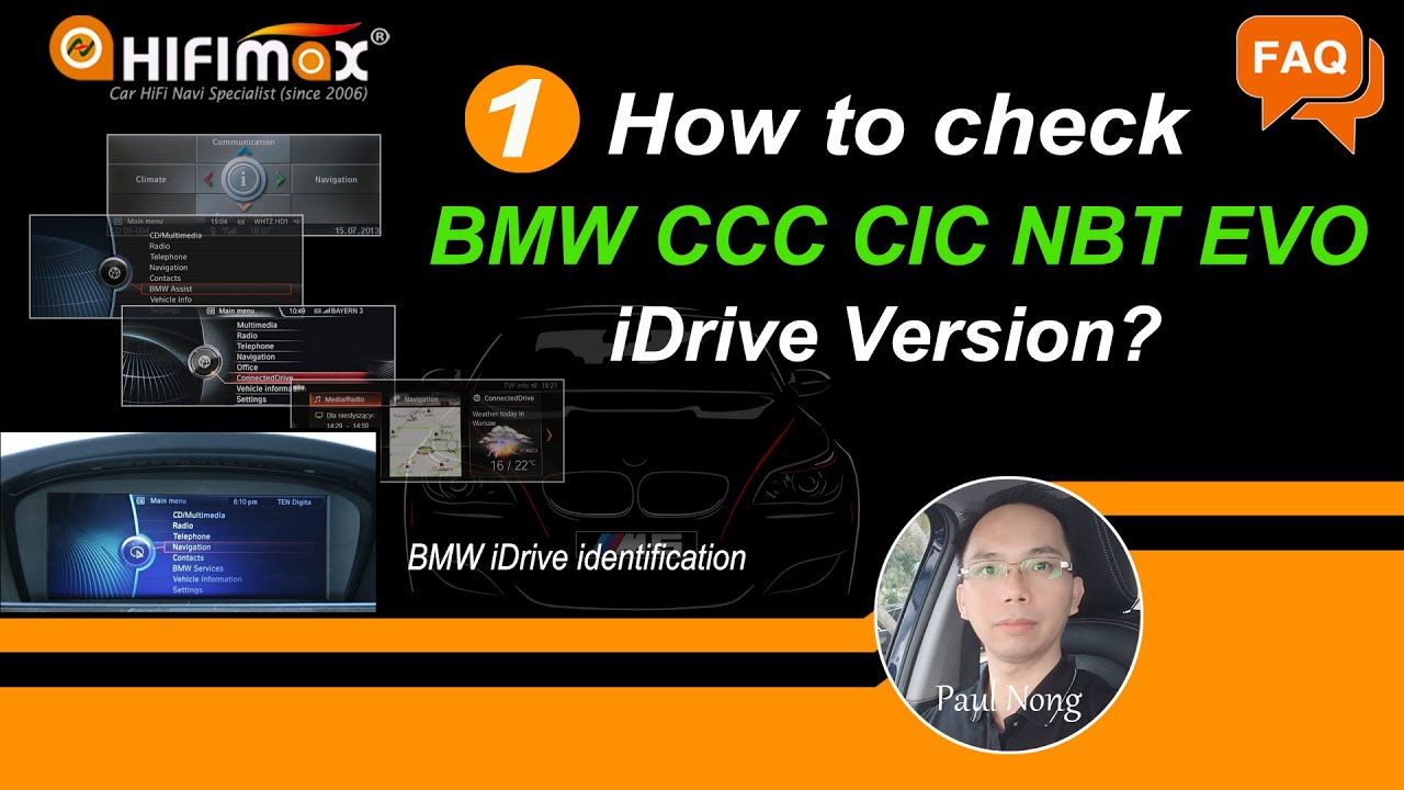 Как определить систему BMW CCC CIC NBT EVO iDrive | Проверка версии BMW iDrive | BMW Android Carp...