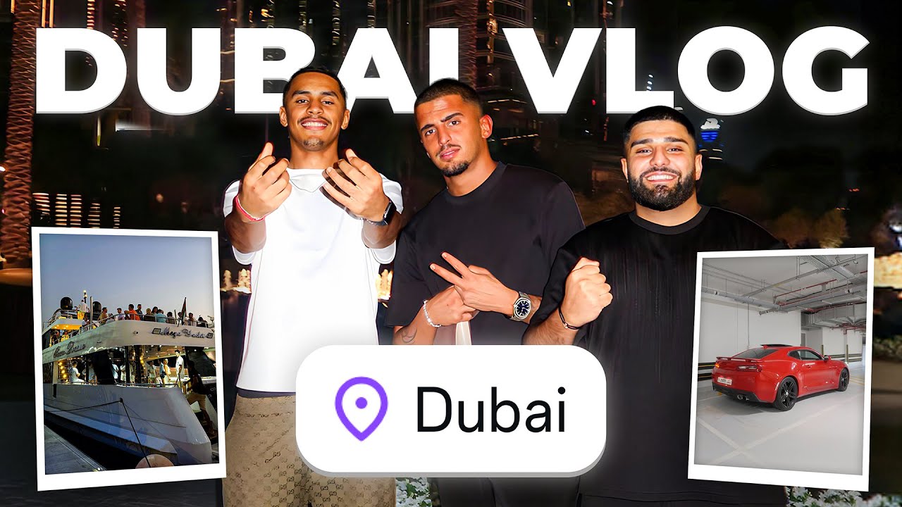 WIR WAREN IN DUBAI 🇦🇪😍 MIT TOBI & ARI