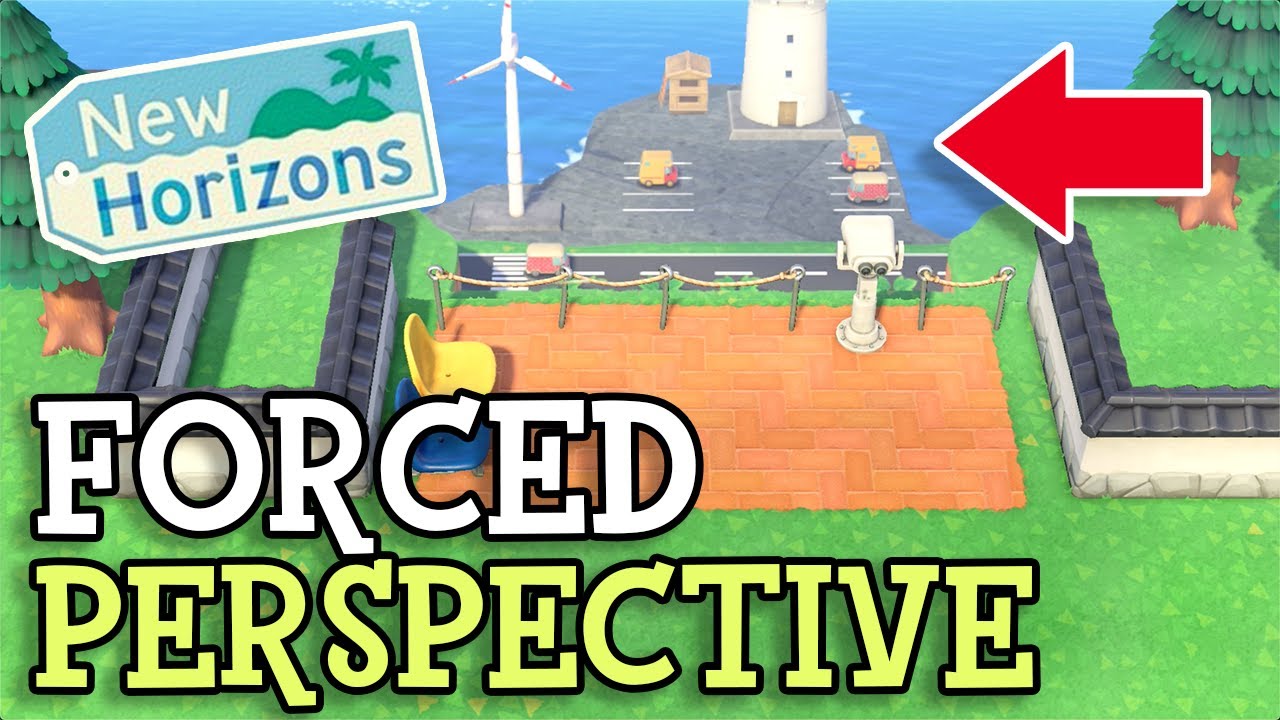 Animal Crossing New Horizons ПРИНУДИТЕЛЬНАЯ ПЕРСПЕКТИВА — Создание мини-ландшафта (Советы по маке...