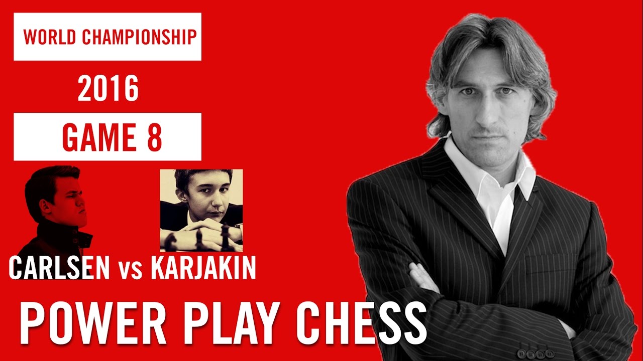 World Chess Championship 2016 Carlsen v Karjakin Game 8