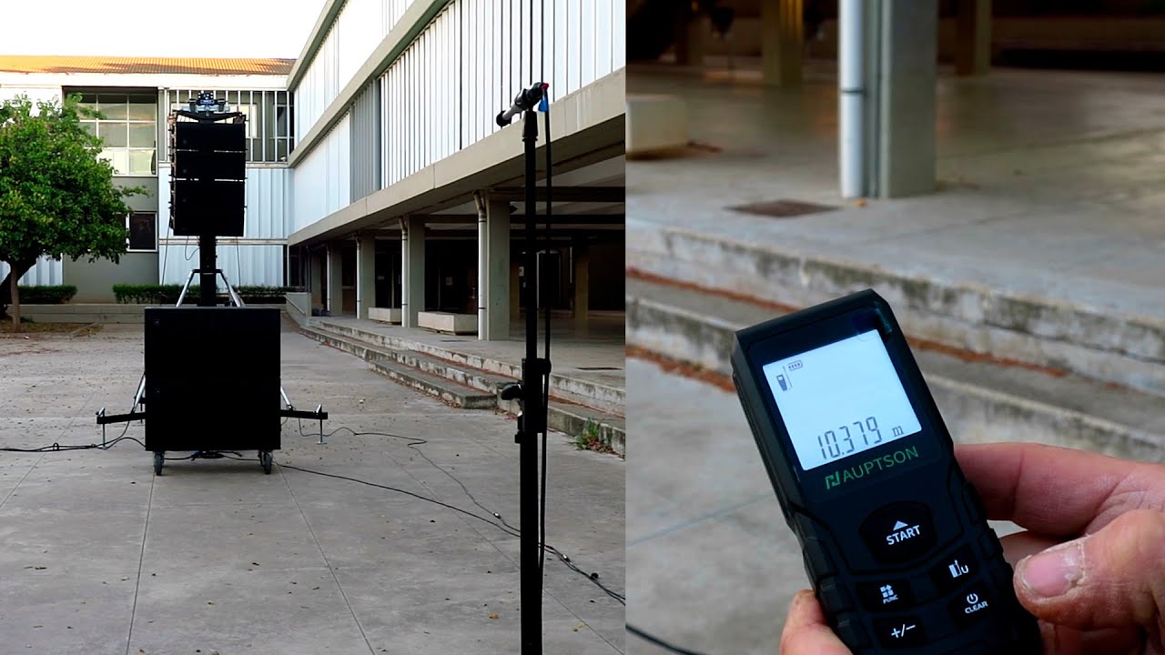 ALINEACIÓN Y AJUSTE DE FASE DE LOS SUBGRAVES CON EL MAIN UTILIZANDO UN TELÉMETRO LÁSER - SMAART 42