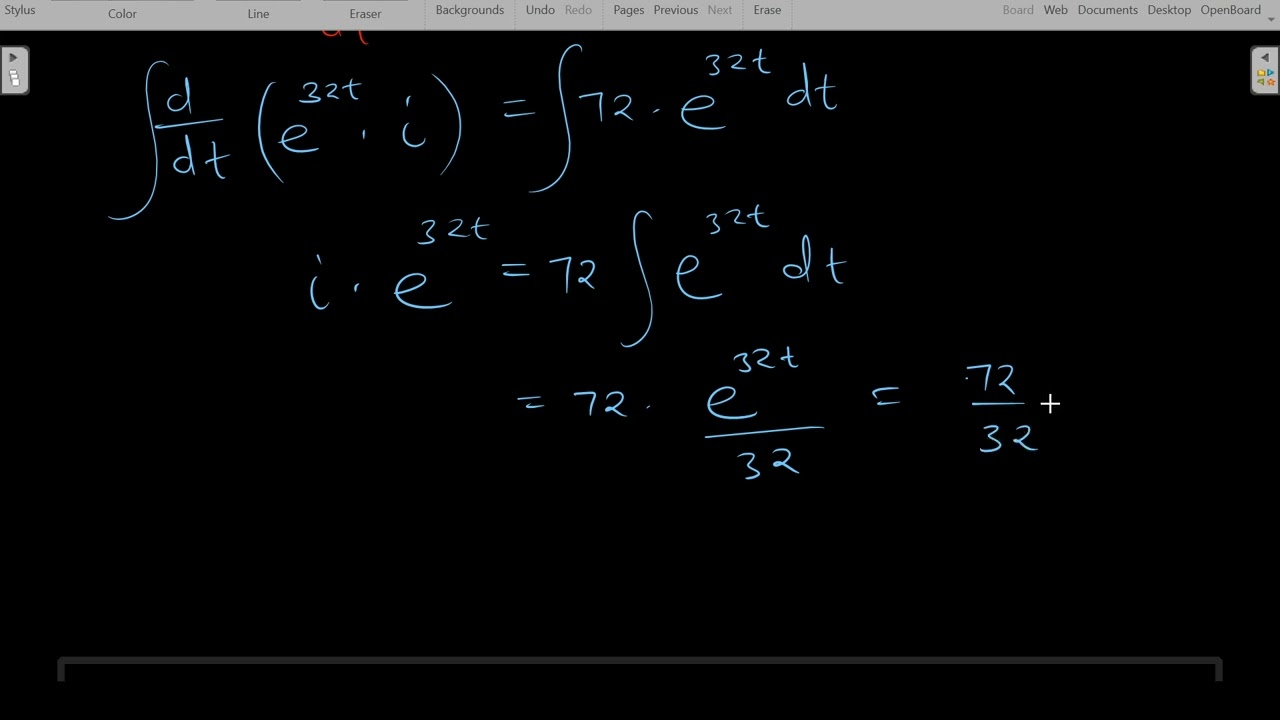 Resistor-inductor circuit (RL) circuits ,example 1