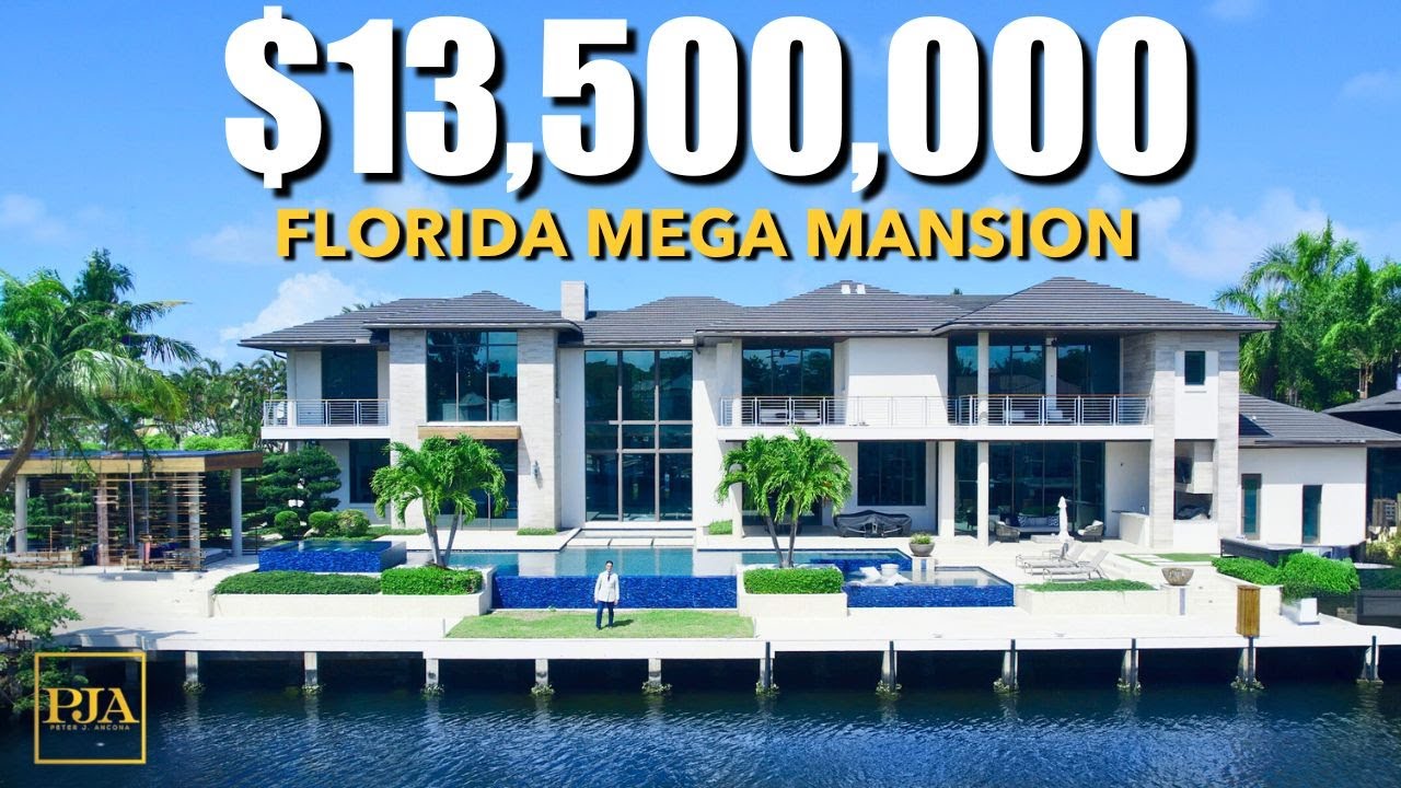 Inside a $13,500,000 FLORIDA MEGA MANSION | 20 Compass Isle Fort Lauderdale | Peter J Ancona