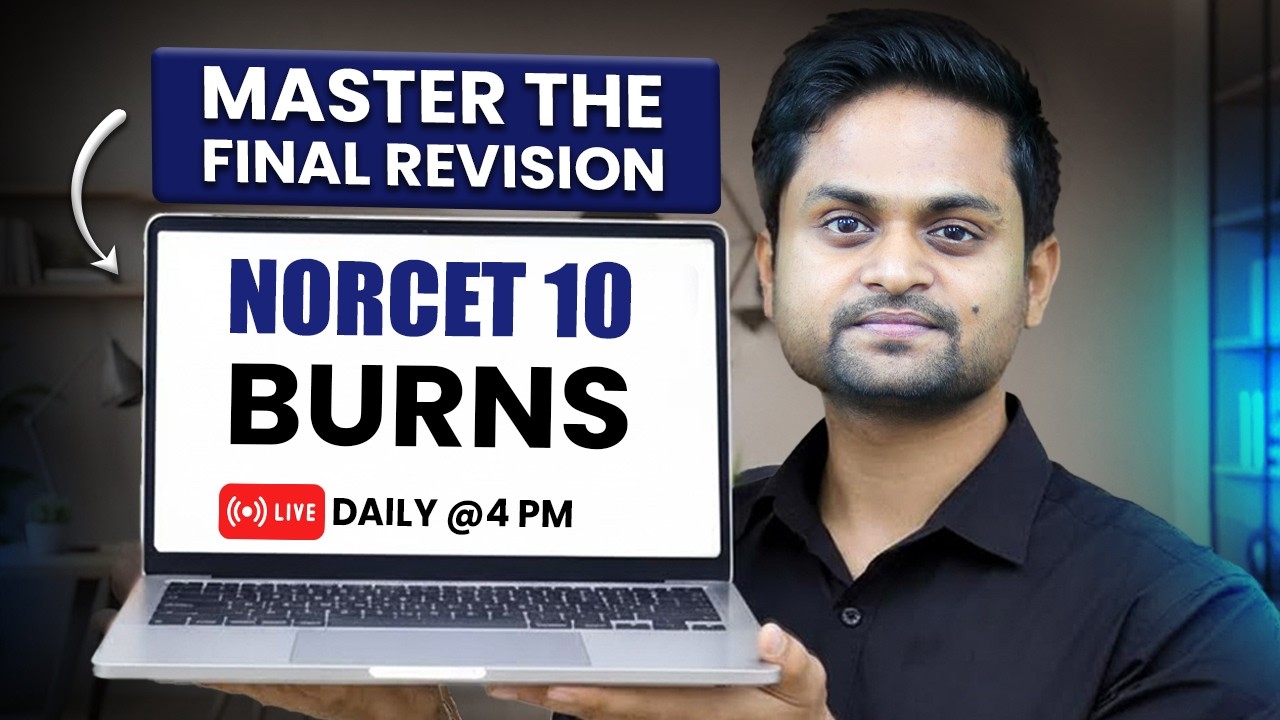 Burns | NORCET 10 Revision | RRB Nursing Superintendent | KGMU | NPrep Revision Series