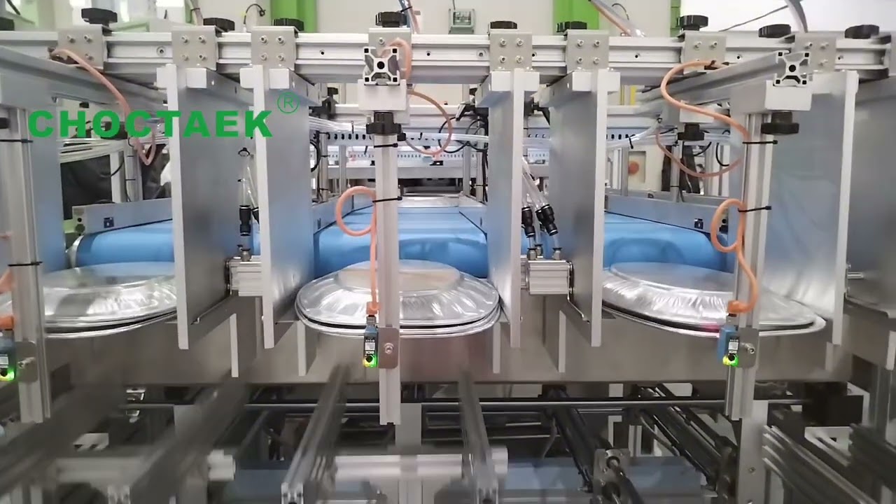 Aluminum Foil Oval Tray Mold with Automatic Stacker