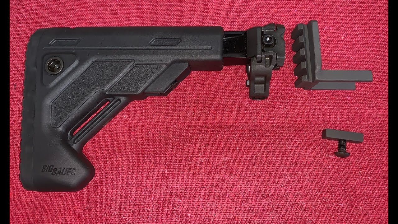 Practical Solutions Picatinny Rail Stock Adapter Demo