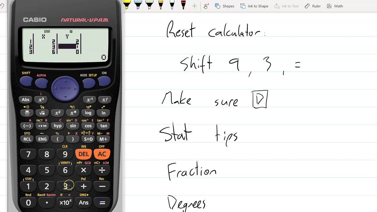 casio fx82 tips