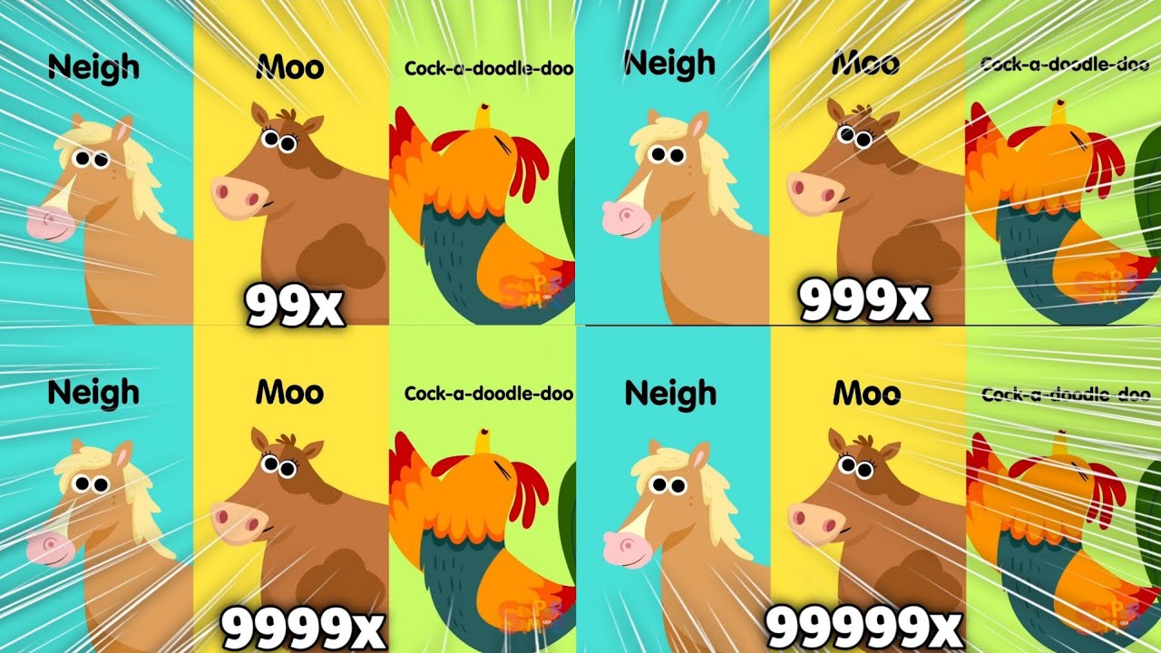 Super Simple Songs Animals Song Intro Logo Getting 999999x Speed Insane
