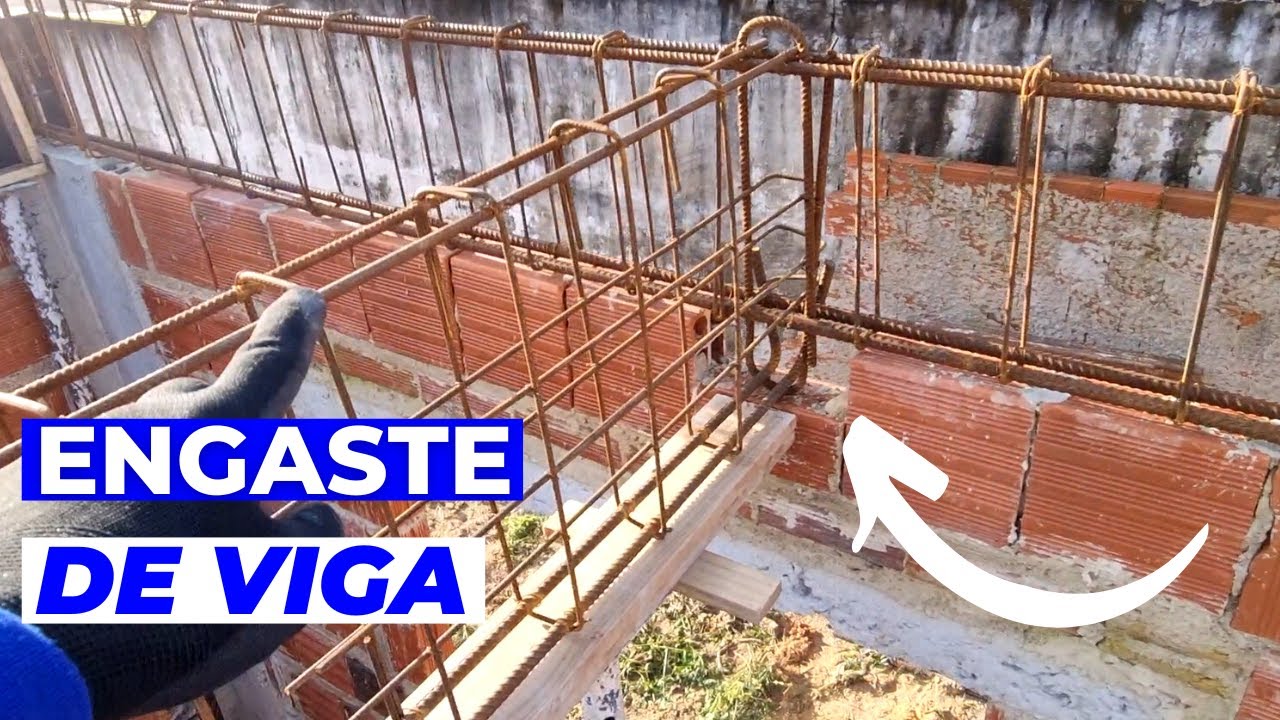 COMO ENGASTAR VIGA COM ARMADURA DE SUSPENSÃO.