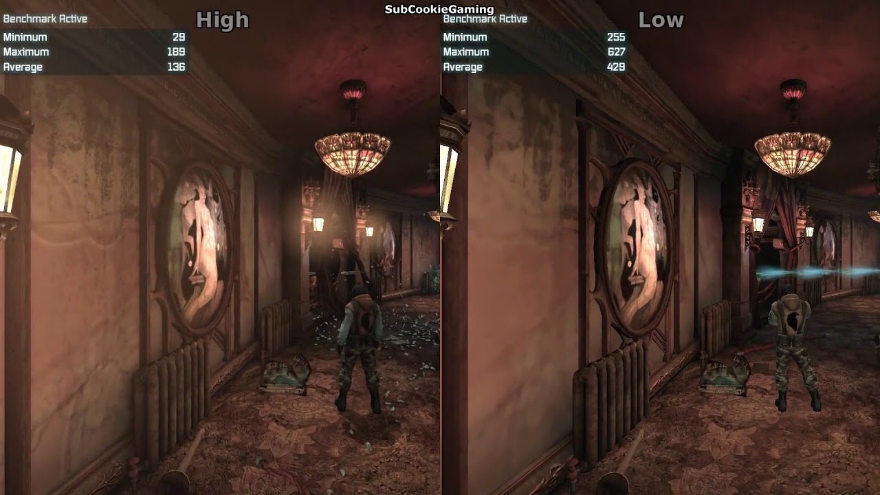 Batman: Arkham City - High vs Low settings @1080p (RTX 2070S)