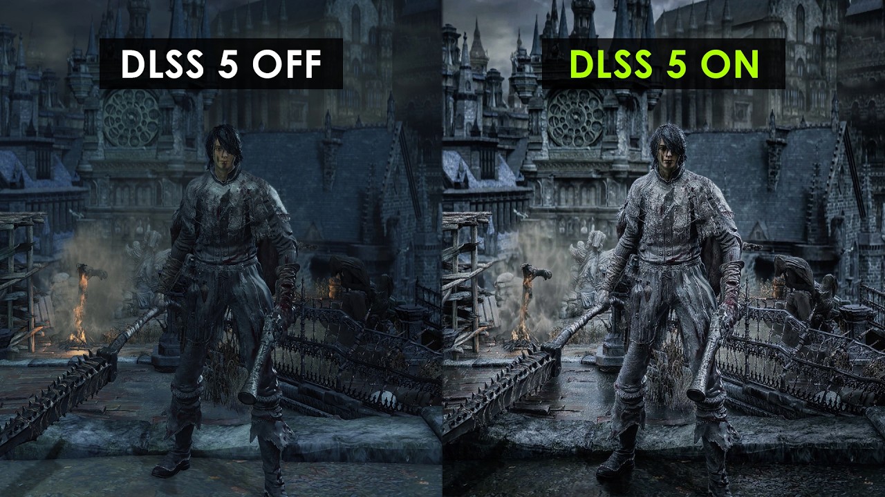 DLSS 5 on RTX 5090 - Bloodborne (ShadPS4) This is CRAZY!