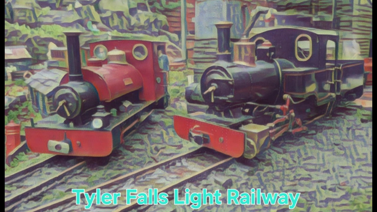live steam in the garden on the Tyler Falls Light Railway a 16mm scale sm32 garden railway
