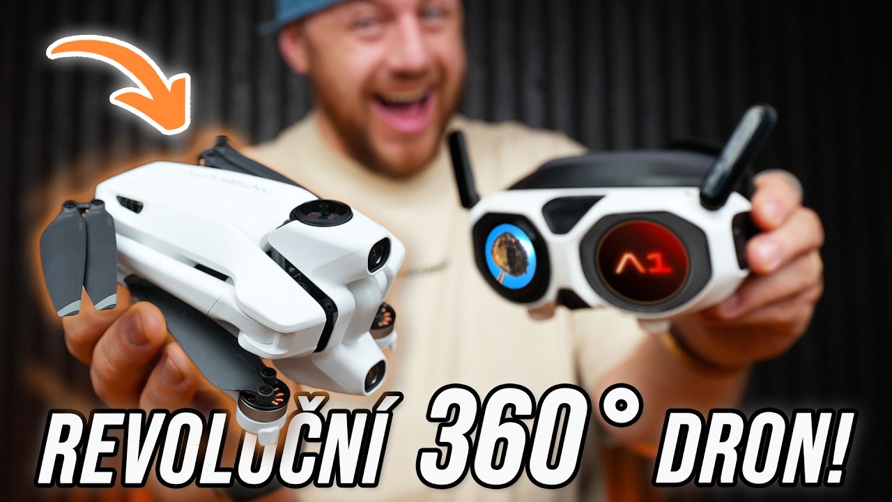 💥 DJI má problém! Tohle je první 360° dron na světě! | Antigravity A1 Unboxing