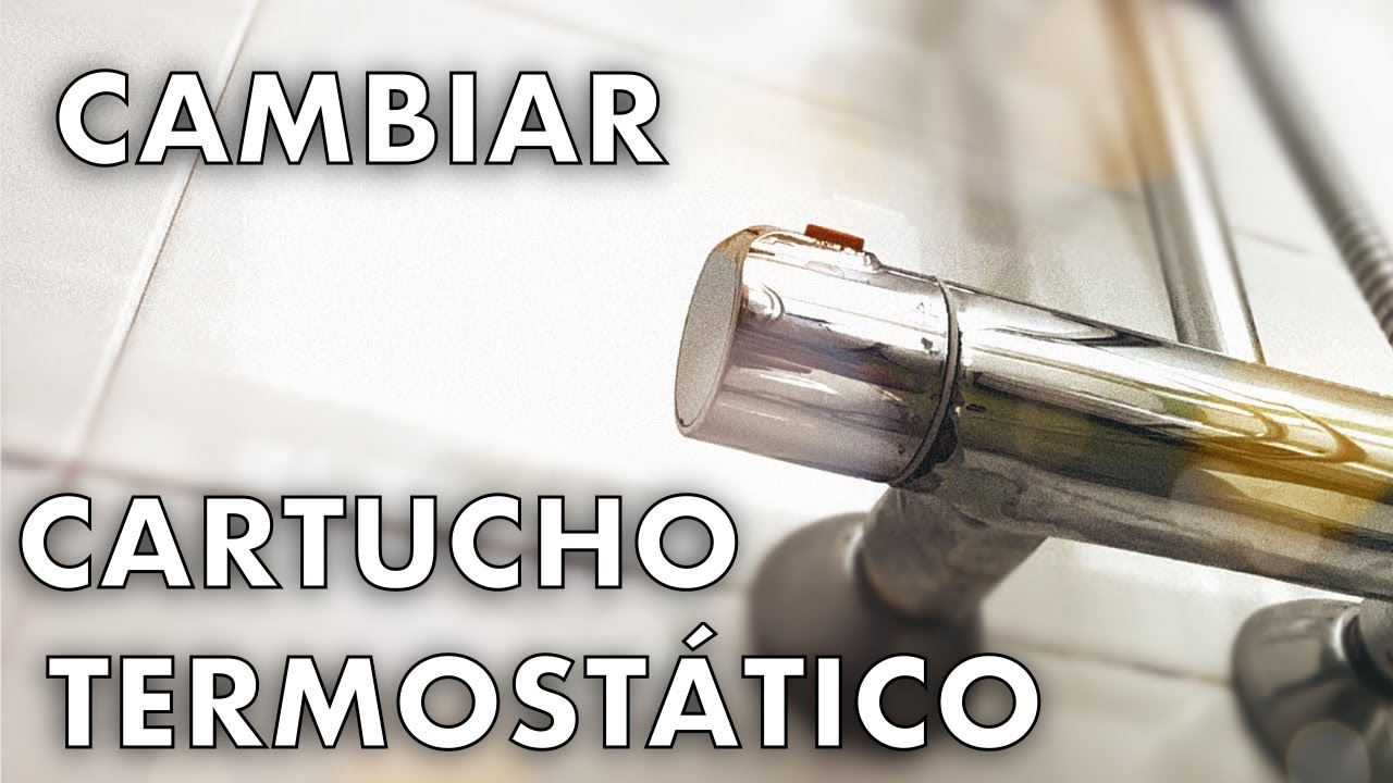 Cómo cambiar cartucho termostático en columna de ducha Roca
