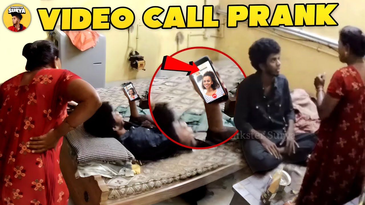 VIDEO CALL PRANK ON MOM 📱 | Prankster Surya