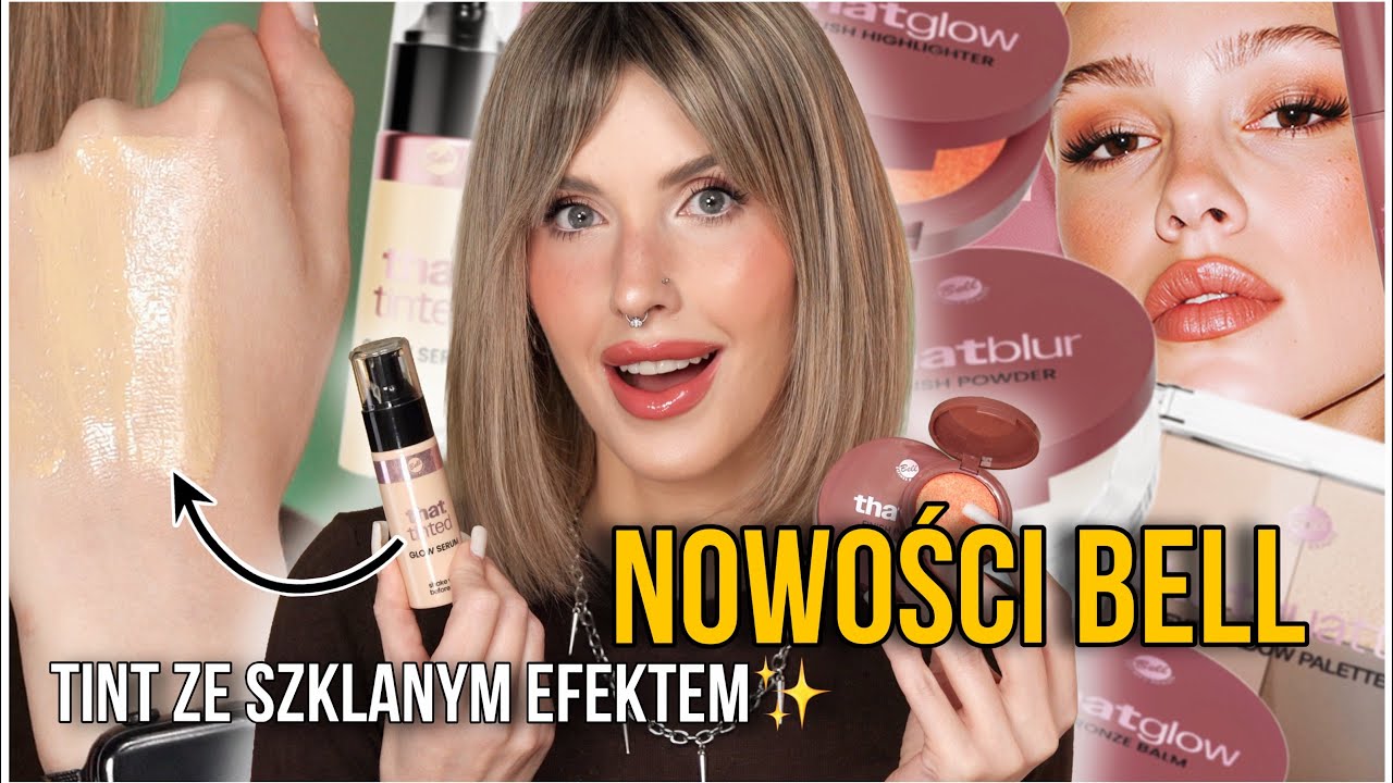 Tint do twarzy z EFEKTEM GLASS SKIN🫨- Sprawdzamy nowości Bell🤓