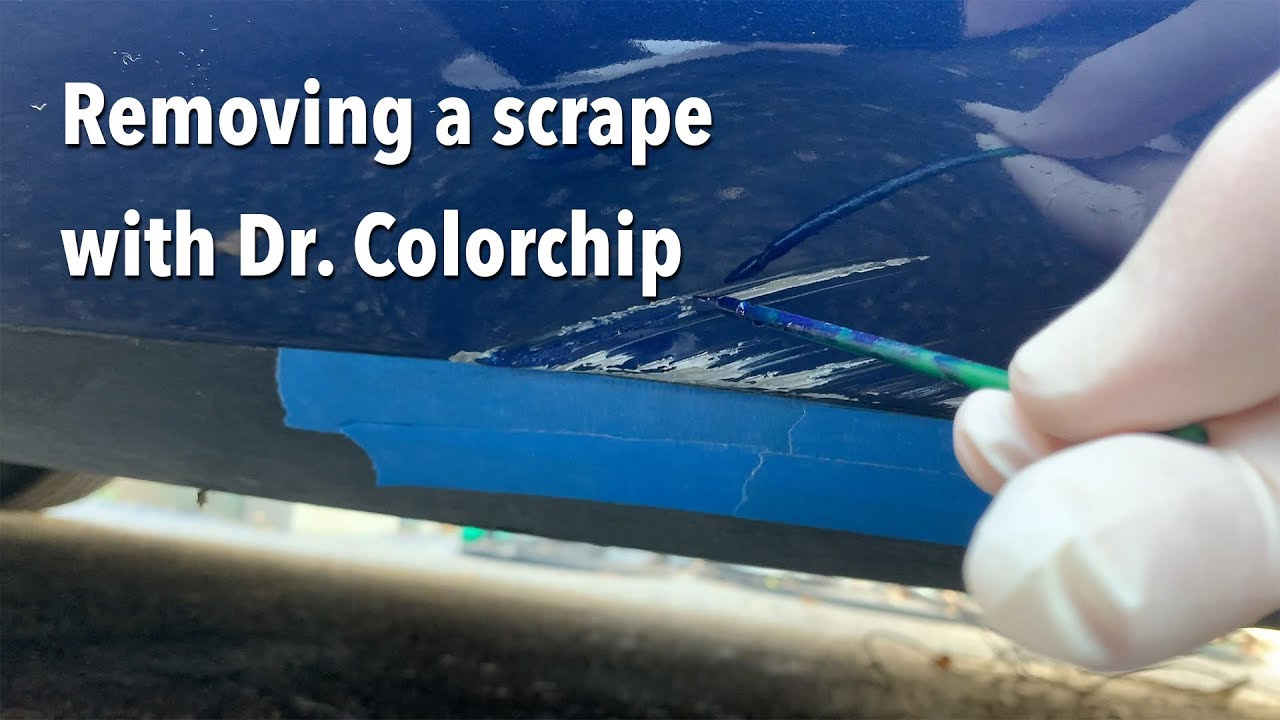 Как заделать царапину с помощью Dr. Colorchip