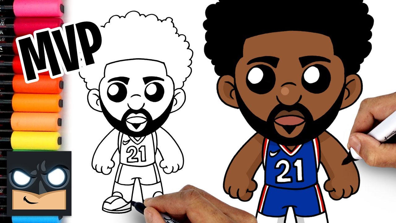 Philadelphia 76ers | How To Draw Joel Embiid