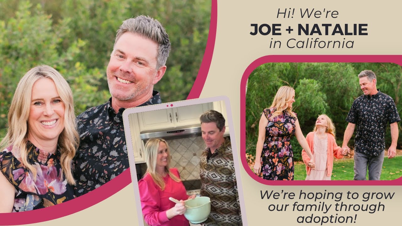 Adoptive Family Joe and Natalie in California