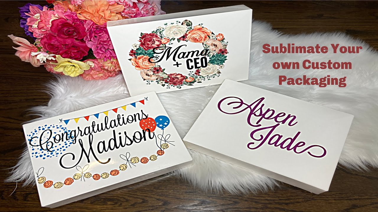 How to Sublimate Your  Own Custom Packaging | Small Business Tip/Hack