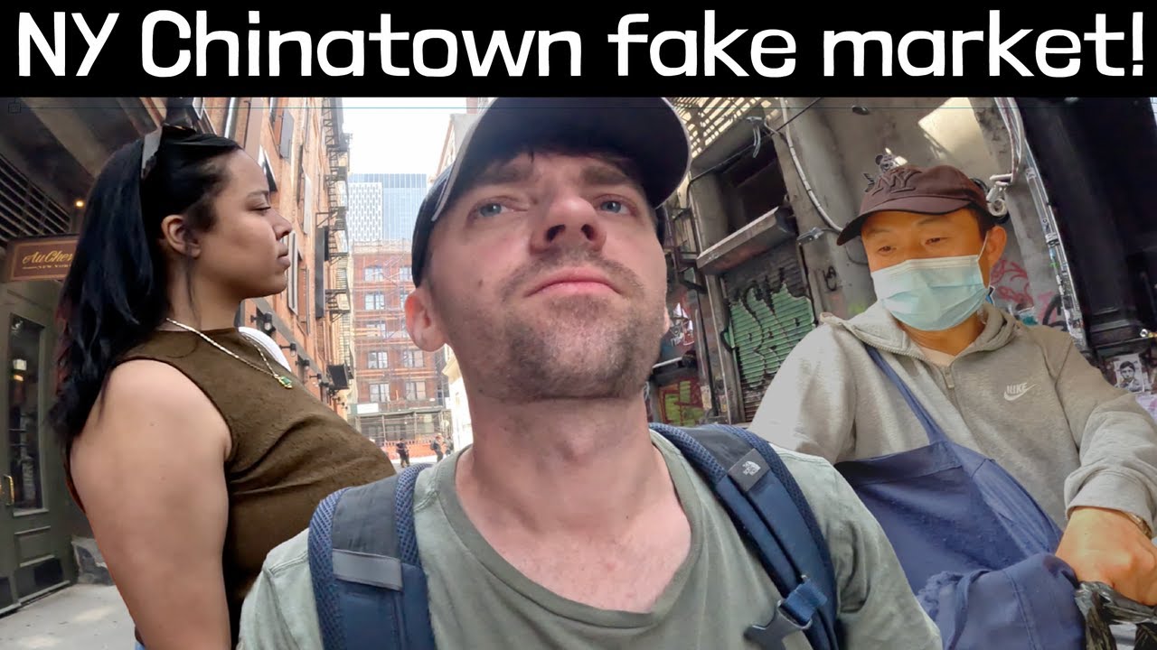 New York City Dangerous Market! Canal Street Chinatown [4k] 🇺🇸