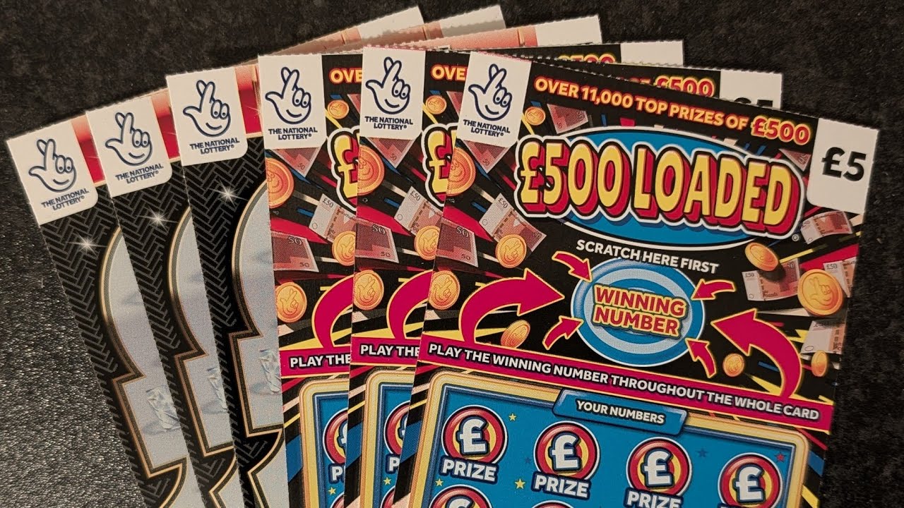 Набор лотерейных скретч-карт Allwyn National Lottery в Великобритании стоимостью 30 фунтов стерли...