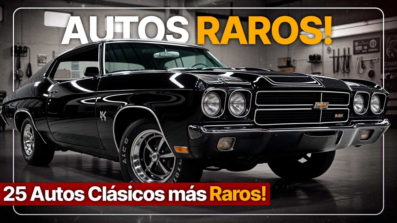 25 Autos Clásicos Americanos más Raros de Todos los Tiempos! Nunca Antes Has Visto!