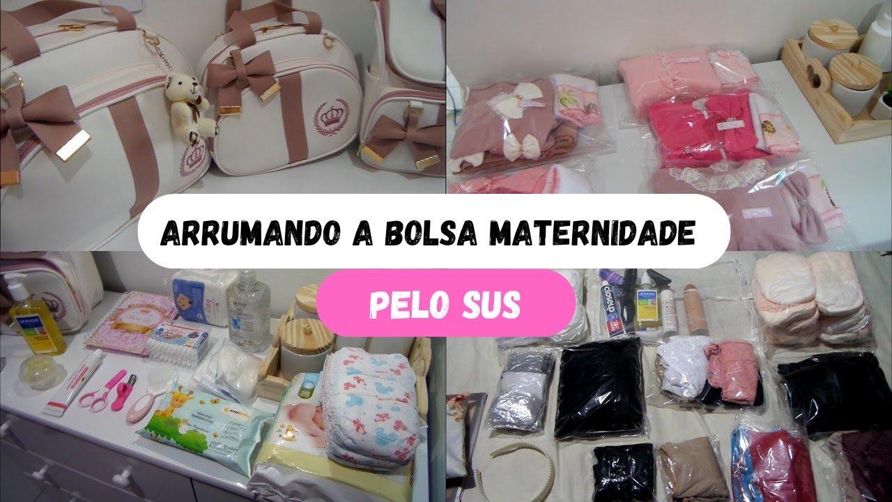 Arrumando a Mala Maternidade da Bebê | Parto Pelo SUS | Diário de Gravidez - #ep16