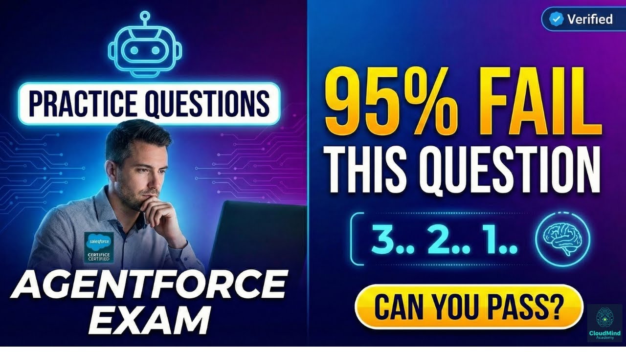 Пробный экзамен Agentforce – Готовы ли вы к сертификационному шоу?